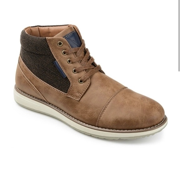 Vance Co. Men’s Jones Cap Toe Dress Shoes | Classic Lace-Up Oxfords - Picture 1 of 8